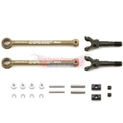 INFINITY  TS183 	REAR CVD EVO DRIVE SHAFT SET (46mm)